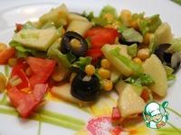 Салат с кукурузой и яблоками ингредиенты