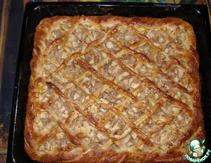 Рецепт: Пирог с яблоками