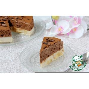 Торт-десерт Шоколадно-банановый мусс