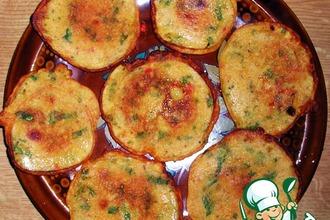 Рецепт: Пудла-индийские томатные оладьи без яиц