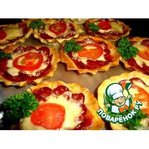 Тарталетки-пиццы