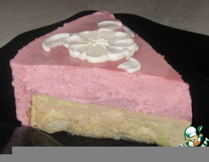 Рецепт: Торт Розовый фламинго