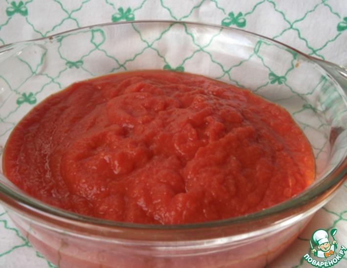 Рецепт: Домашняя густая томатная паста