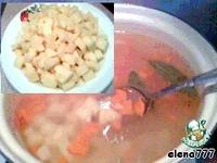 Суп с клeцками и овощами ингредиенты