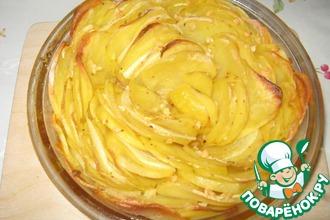 Рецепт: Запеченный картофель Лепестки