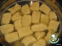 Картофельные клецки с луком ингредиенты