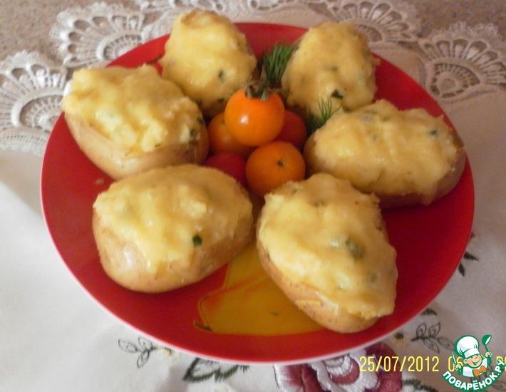 Рецепт: Картофель с творожным сыром