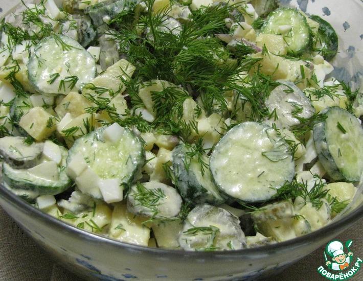 Рецепт: Берлинский картофельный салат