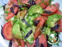 Салат с помидорами и печеными кабачками ингредиенты