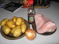 Шашлычки из индейки и картофеля ингредиенты