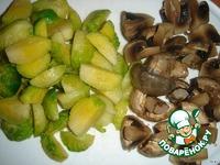 Салат с ветчиной, мандаринами и брюссельской капустой ингредиенты
