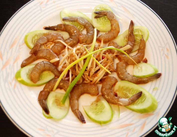 Рецепт: Креветки маринованные по-тайски