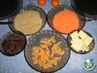 Мандариновые шоколадки, обсыпанные кокосовой стружкой и орехами ингредиенты
