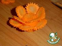 Цветок из моркови ингредиенты