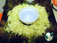 Многослойный витаминный салат Зимний цветок ингредиенты