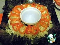 Многослойный витаминный салат Зимний цветок ингредиенты