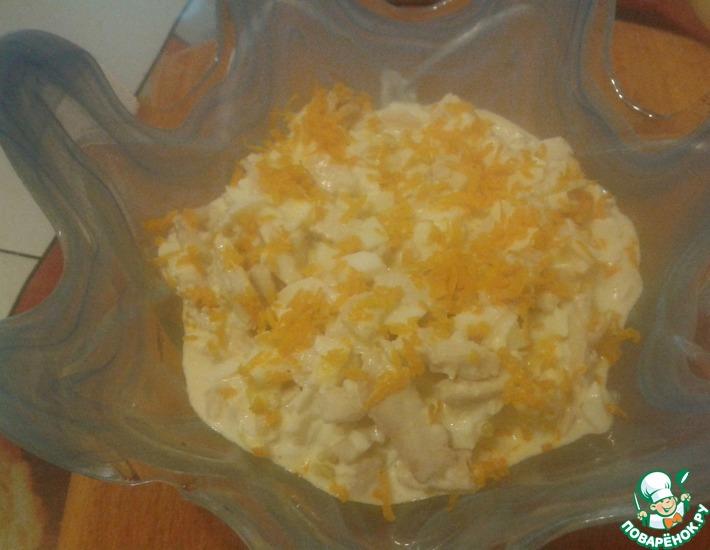 Рецепт: Салат из курицы с апельсином