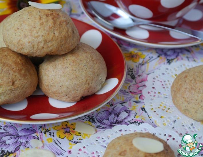 Рецепт: Овсяное печенье с творожной начинкой