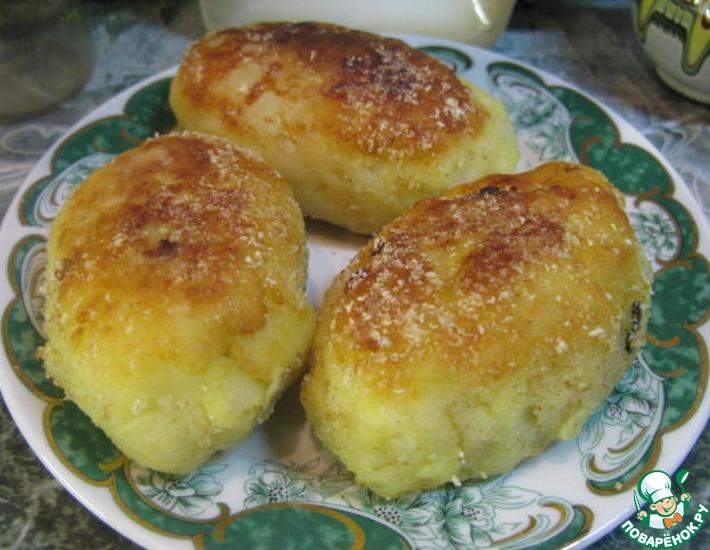 Рецепт: Картофельные пирожки с мясом и орешками