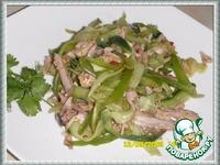 Салат  с курицей  и  огурцами  по-вьетнамски ингредиенты