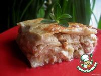 Лазанья с курицей и сливочным соусом ингредиенты