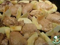 Курица, запеченная с яблоками ингредиенты
