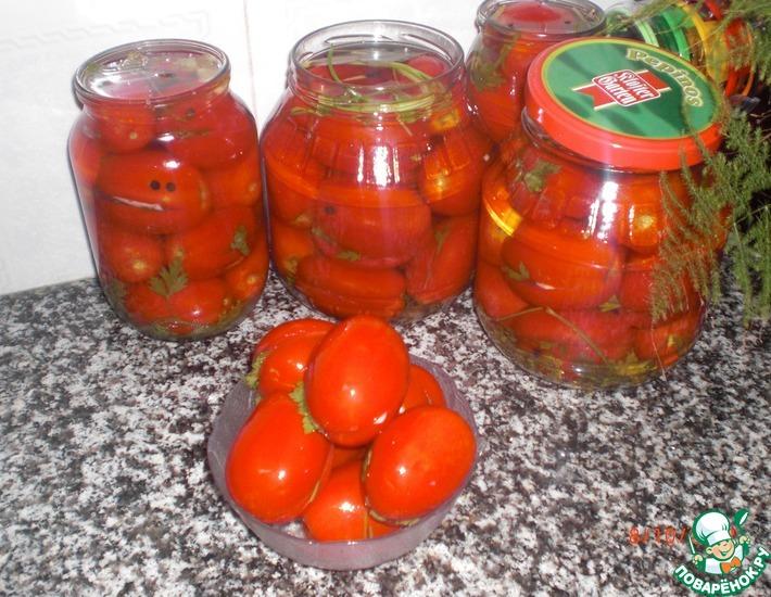 Рецепт: Квашеные помидоры за 2 дня