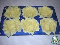 Тарталетки "Жeлтые розы" ингредиенты
