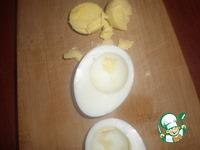 Фаршированные яйца с селедкой ингредиенты