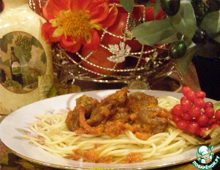 Рецепт: Баранина по-итальянски с салями