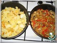 Картофель с грибами и перцем ингредиенты