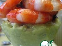 Креветки   в   китайском   соусе   на    авокадо ингредиенты