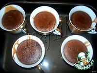Шоколадный мусс-крем с ликeром и маскарпоне, запечeнный в чашечках ингредиенты