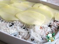 Тиелла из риса, картофеля и мидий ингредиенты