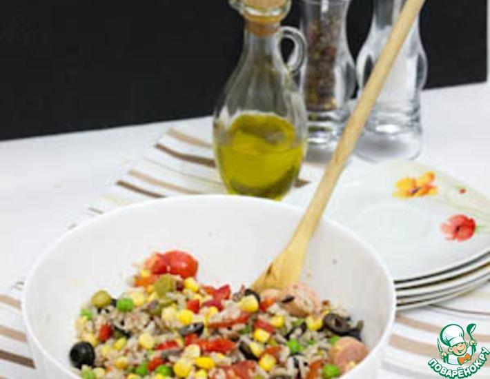 Рецепт: Рисовый салат по-итальянски
