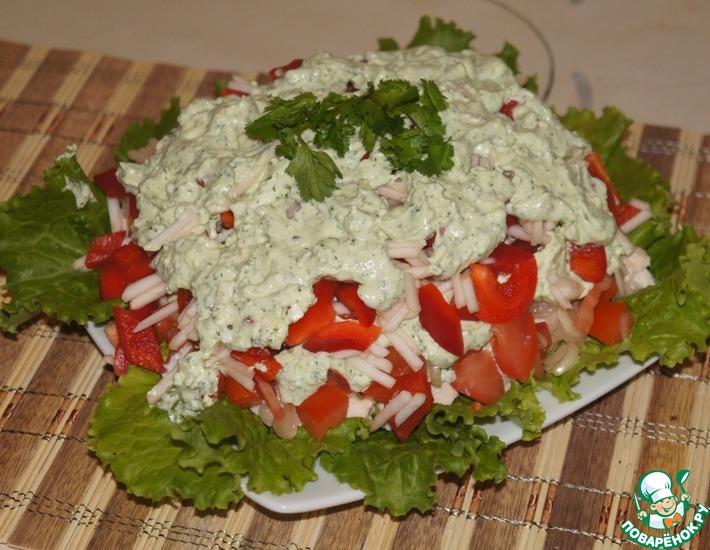 Рецепт: Салат с брынзой
