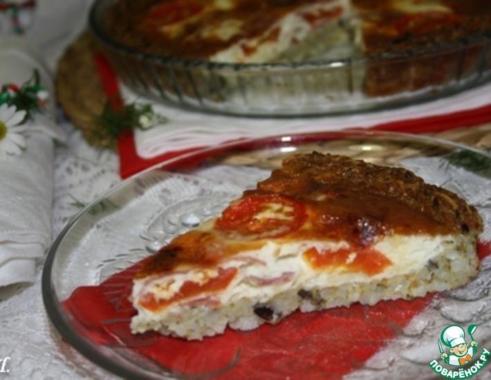 Рецепт: Итальянский томатно-рисовый тарт