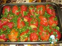 Особый фаршированный болгарский перец, запечённый в духовке ингредиенты