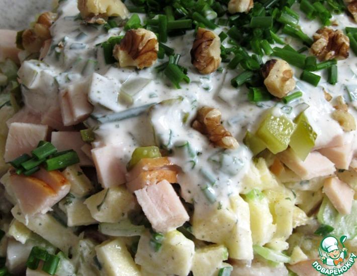 Рецепт: Немецкий селедочный салат