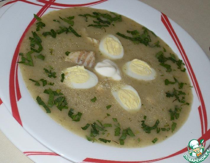Рецепт: Рыбный суп с щавелем