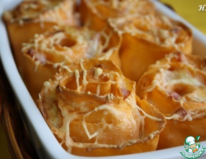Рецепт: Лазанья Розы - четыре сыра