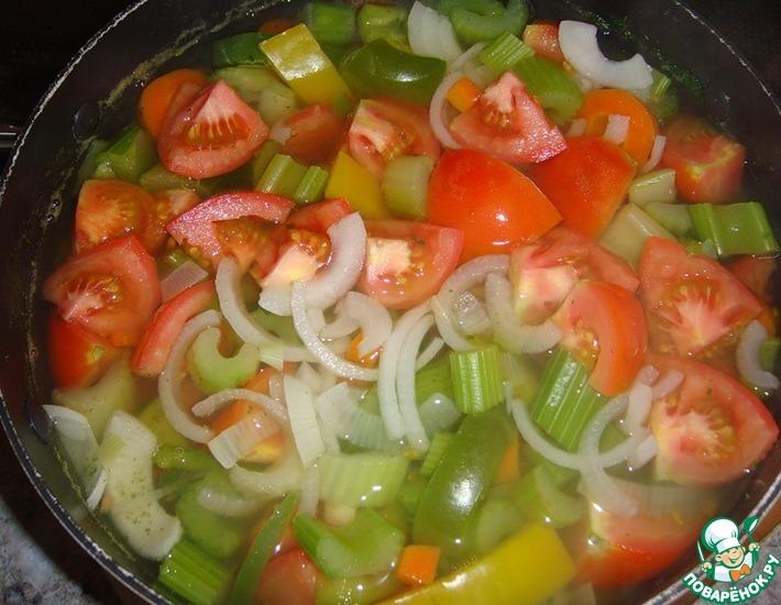 Рецепт: Суп из сельдерея для похудения