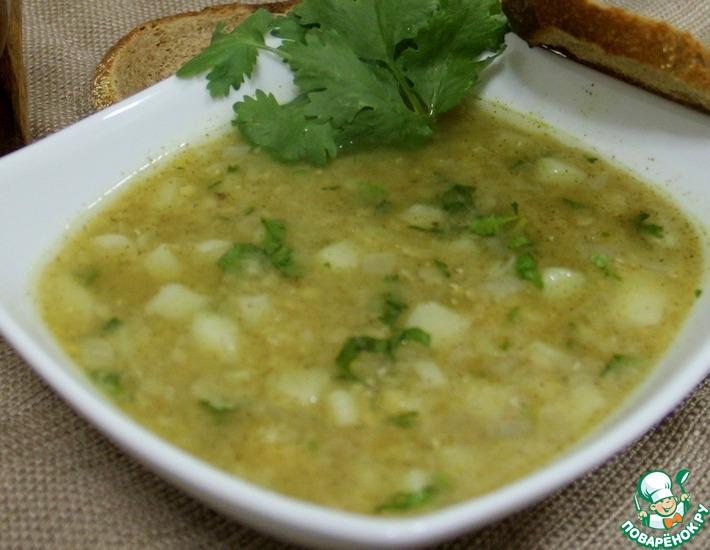 Рецепт: Египетский суп из красной чечевицы