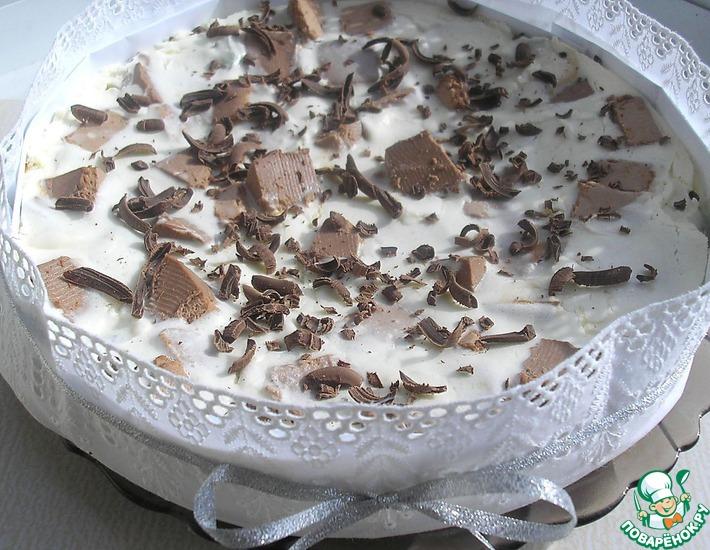 Рецепт: Торт-суфле шоколадно-ванильный
