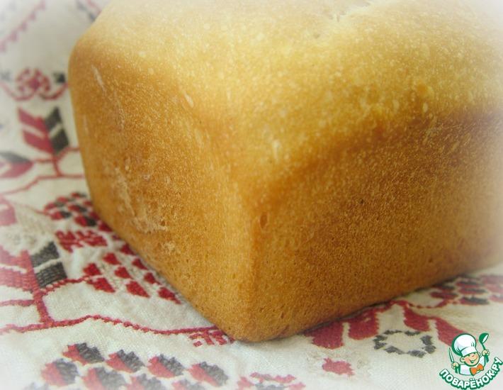 Рецепт: Простейший белый хлеб на закваске