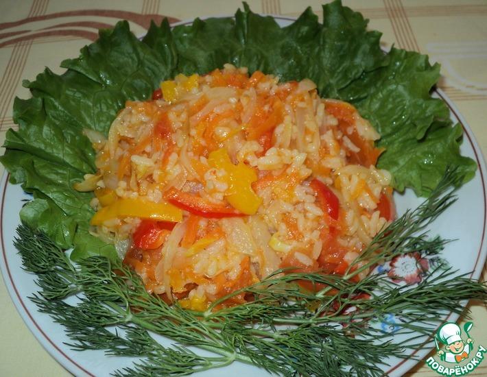 Рецепт: Рисовое рагу с овощами