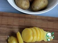 Гратин из картофеля и камбалы под соусом из горгонзолы ингредиенты