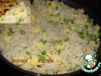 Жареный рис с зеленым горошком и яйцом ингредиенты