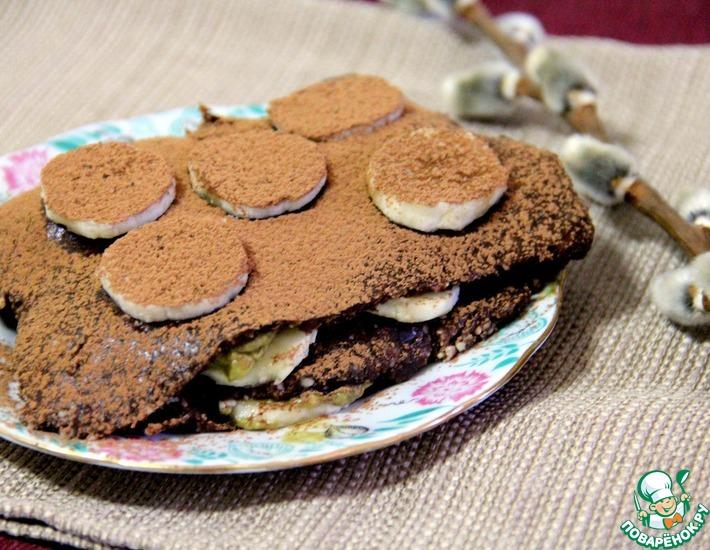 Рецепт: Шоколадное пирожное с кремом из авокадо