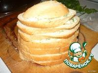 Чесночный хлеб с зеленью ингредиенты